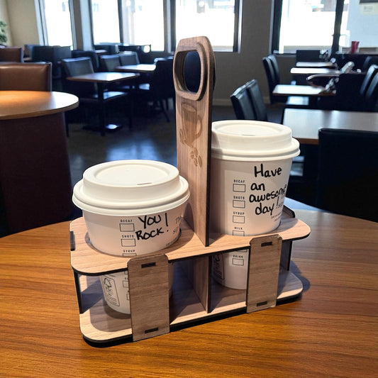 Handcrafted Wooden Drink Holder